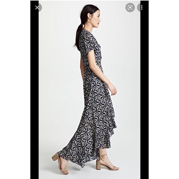 Free People - Lost + Wander Araceli Wrap Maxi Dress size SP - Picture 6 of 15